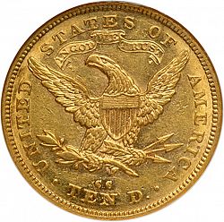 10 dollar 1880 Large Reverse coin