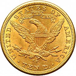 10 dollar 1881 Large Reverse coin