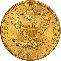 10 dollar 1886 Large Reverse coin