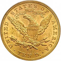 10 dollar 1893 Large Reverse coin
