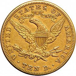 10 dollar 1895 Large Reverse coin