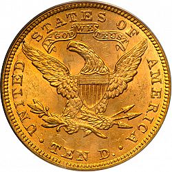 10 dollar 1898 Large Reverse coin