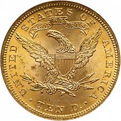 10 dollar 1901 Large Reverse coin