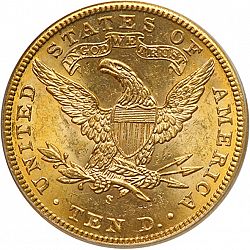 10 dollar 1902 Large Reverse coin