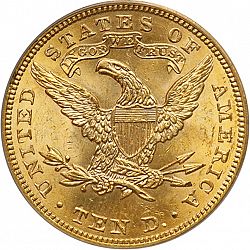 10 dollar 1904 Large Reverse coin