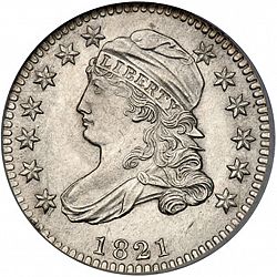 dime 1821 Large Obverse coin
