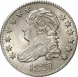 dime 1827 Large Obverse coin