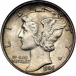 dime 1926 Large Obverse coin