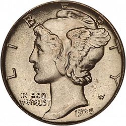 dime 1935 Large Obverse coin