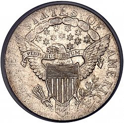 dime 1807 Large Reverse coin