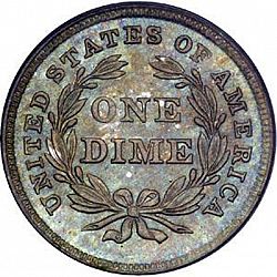 dime 1840 Large Reverse coin