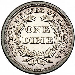 dime 1841 Large Reverse coin
