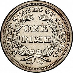 dime 1842 Large Reverse coin