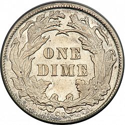 dime 1877 Large Reverse coin