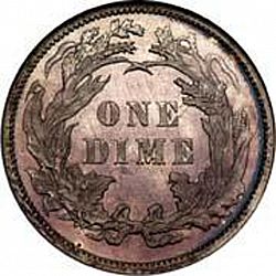 dime 1885 Large Reverse coin
