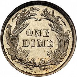 dime 1894 Large Reverse coin