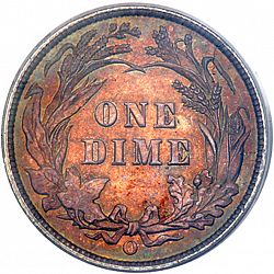 dime 1897 Large Reverse coin
