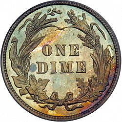 dime 1901 Large Reverse coin