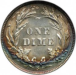 dime 1906 Large Reverse coin