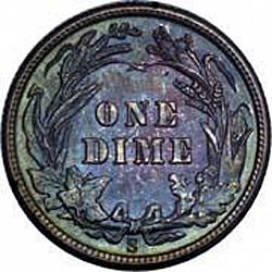 dime 1909 Large Reverse coin