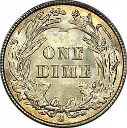 dime 1911 Large Reverse coin
