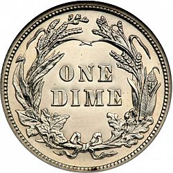 dime 1912 Large Reverse coin