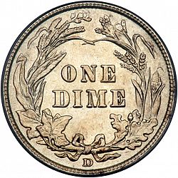 dime 1912 Large Reverse coin