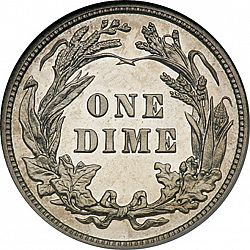 dime 1914 Large Reverse coin