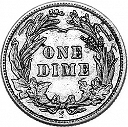 dime 1915 Large Reverse coin