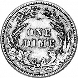 dime 1916 Large Reverse coin