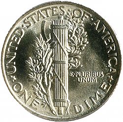 dime 1916 Large Reverse coin