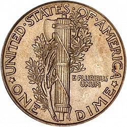 dime 1917 Large Reverse coin