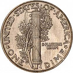 dime 1918 Large Reverse coin