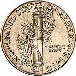 dime 1920 Large Reverse coin