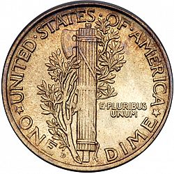 dime 1920 Large Reverse coin