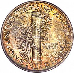dime 1920 Large Reverse coin