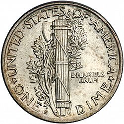 dime 1923 Large Reverse coin