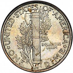 dime 1924 Large Reverse coin