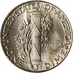 dime 1927 Large Reverse coin