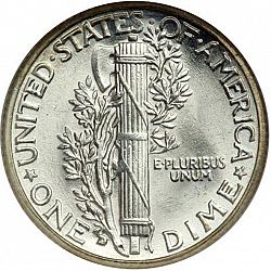 dime 1935 Large Reverse coin