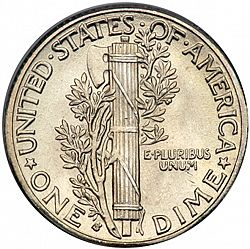 dime 1936 Large Reverse coin