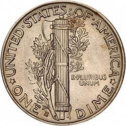 dime 1937 Large Reverse coin