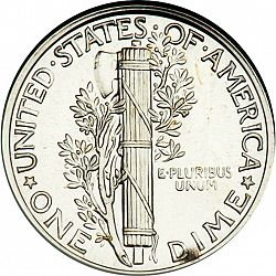 dime 1938 Large Reverse coin