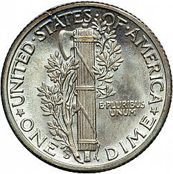 dime 1938 Large Reverse coin