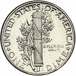 dime 1940 Large Reverse coin