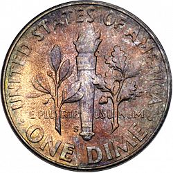 dime 1946 Large Reverse coin