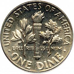 dime 1965 Large Reverse coin