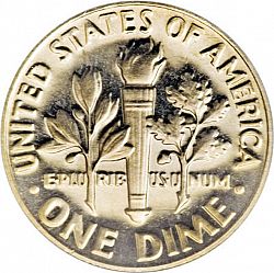 dime 1966 Large Reverse coin