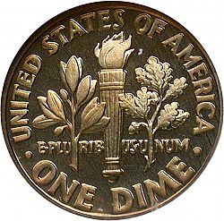 dime 1981 Large Reverse coin