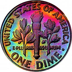 dime 1983 Large Reverse coin